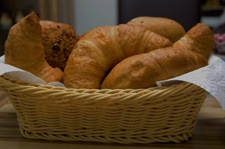 croissants in a basket
