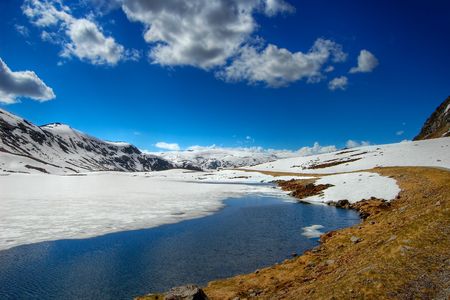 Vandalen Valley in the Winterの写真素材