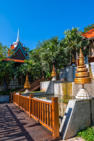 Wat Phra That Doi Suthep, Chiang Mai, Thailandの写真素材