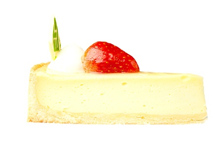 cheesecake with strawberry の写真素材