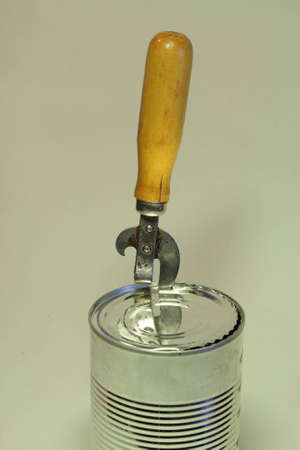 We open a can an old key