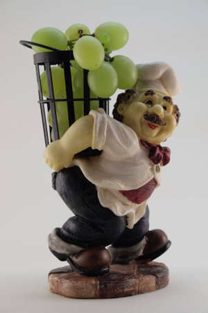 Ceramic figure of the cookの写真素材