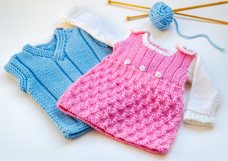 Childrens knitted clothes