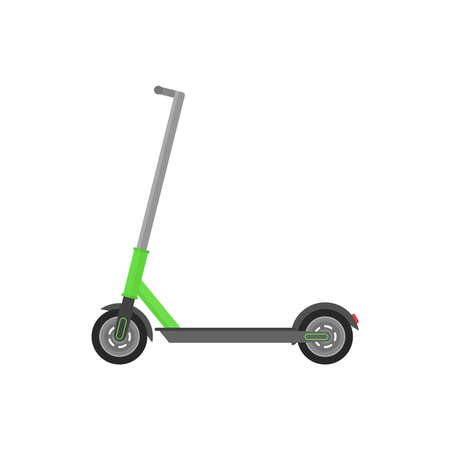 Flat design scooter vector graphicsのイラスト素材
