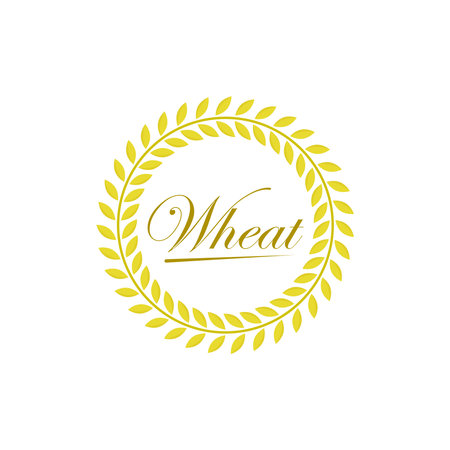 Wheat decoration vector graphicsのイラスト素材