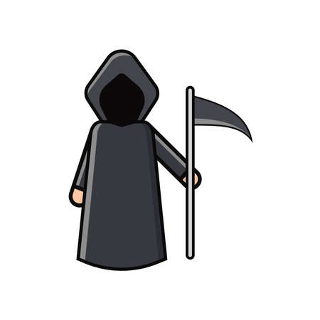 Kawai illustration angle of death vector graphicsのイラスト素材
