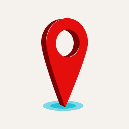 Pin location vector graphicsのイラスト素材