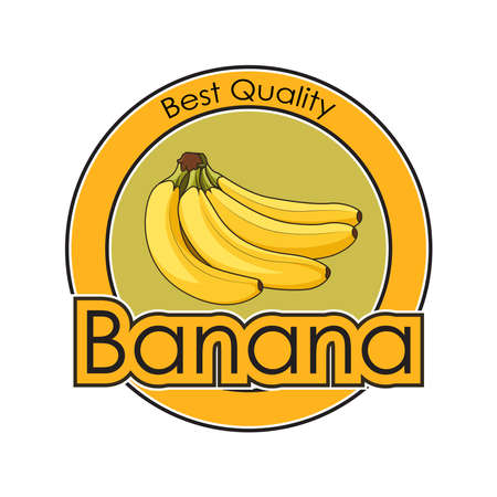 Banana logo vector graphicsのイラスト素材