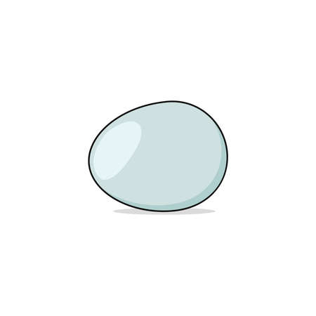 Isolated duck egg cartoon vector graphicsのイラスト素材