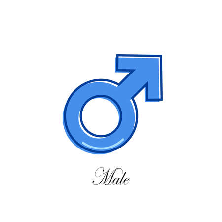 Male symbol vector graphicsのイラスト素材
