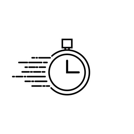 Stopwatch icon vector graphics