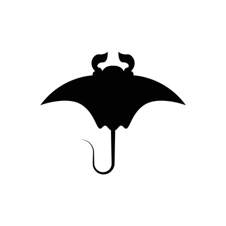 Stingray icon isolated vector graphicsのイラスト素材