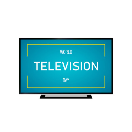 World television day vector graphicsのイラスト素材