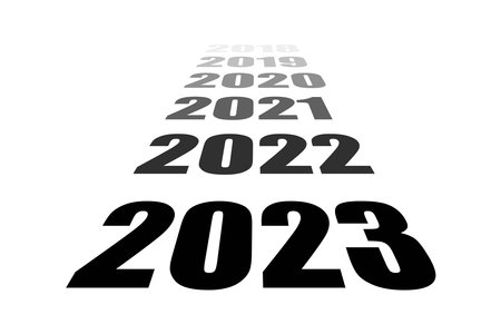 Happy new year 2023 background vector graphics
