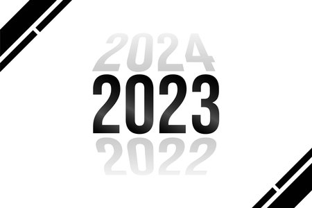 Happy new year 2023 background vector graphics