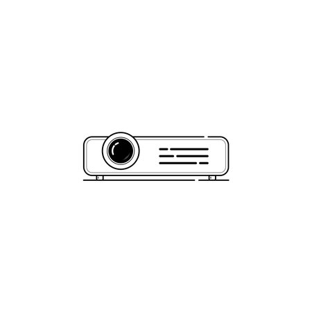 Projector icon isolated vector graphicsのイラスト素材