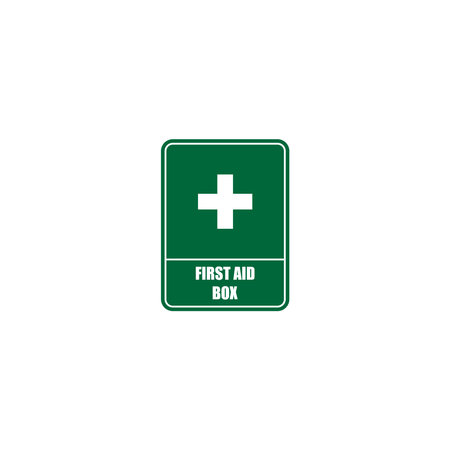 First aid box signboard vector graphicsのイラスト素材