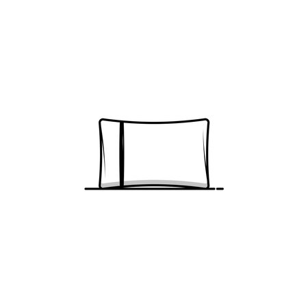 Pillow icon isolated vector graphicsのイラスト素材
