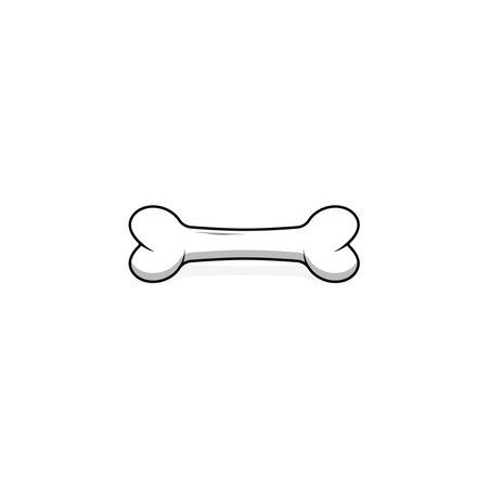 Bone icon isolated vector graphicsのイラスト素材