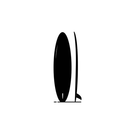 Surfboard icon isolated vector graphicsのイラスト素材