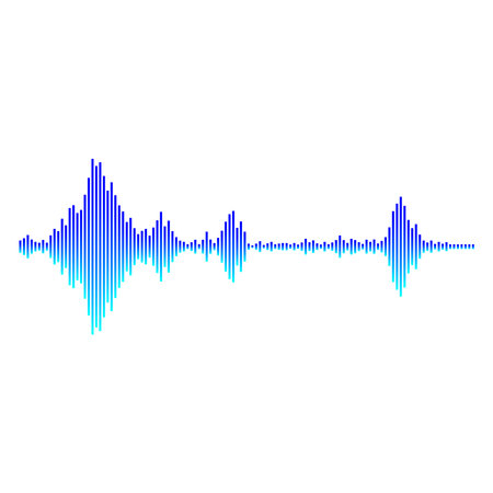 Sound wave icon or template vector graphicsのイラスト素材