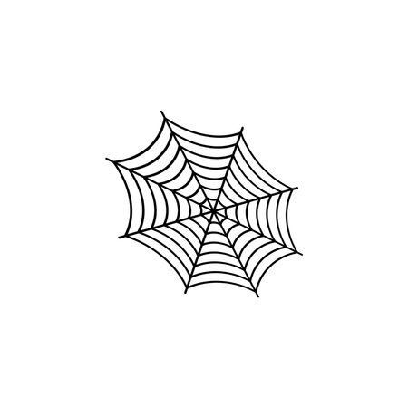Spider web icon isolated vector graphicsのイラスト素材
