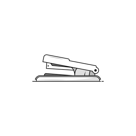 Stapler icon isolated vector graphicsのイラスト素材