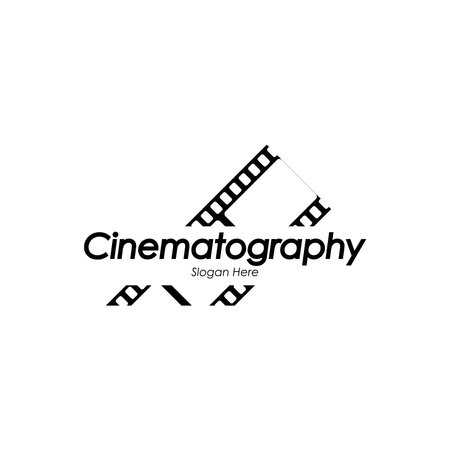 Cinematography logo isolated vector graphicsのイラスト素材