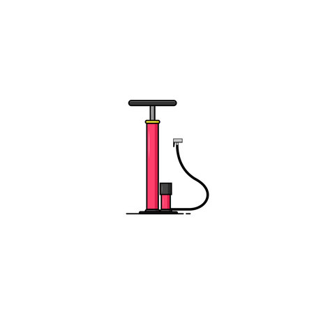Hand pump isolated vector graphicsのイラスト素材