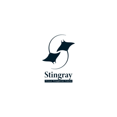 stingray logo design vector graphicsのイラスト素材