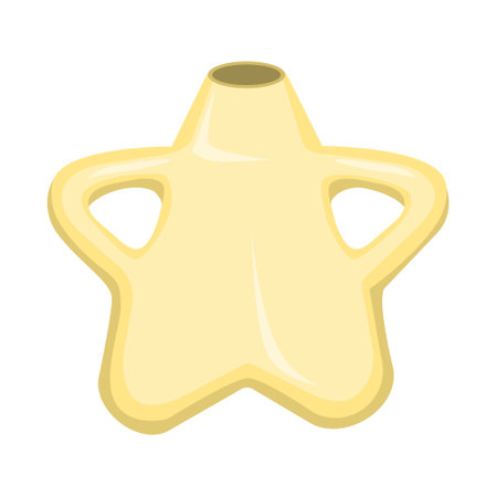 cute bright mug with highlights and shadows vector on a white backgroundのイラスト素材