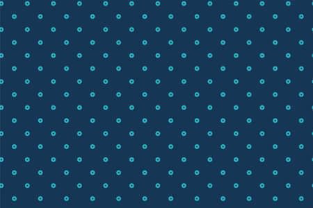 Blue seamless background with blue polka dots and purple dotsのイラスト素材
