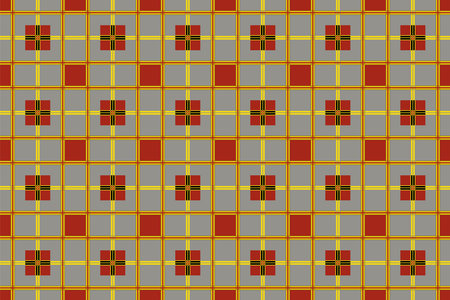 Gray Red Tartan fabric Checkered seamless pattern