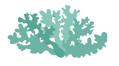 Small lichen bush semicircular shape iconのイラスト素材