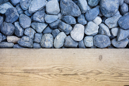 Wood and stone floorの写真素材