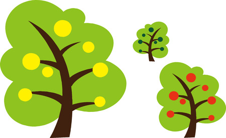 Fruit treeのイラスト素材