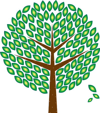 summer treeのイラスト素材