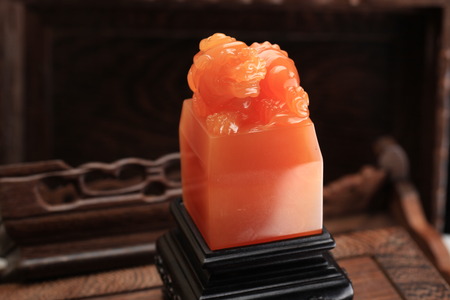 Jade ornamentsの写真素材