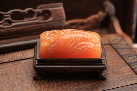 Jade ornaments with Chinese characteristicsの写真素材