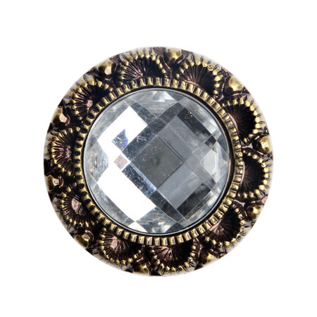 Vintage metal sewing buttons collectionの写真素材