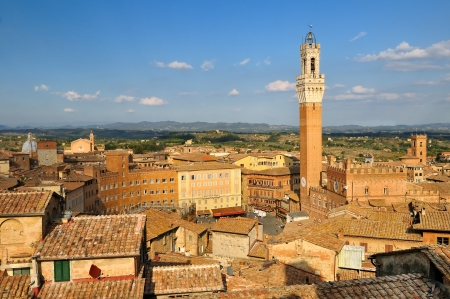 cityscape of Siena  toscana - italy の写真素材