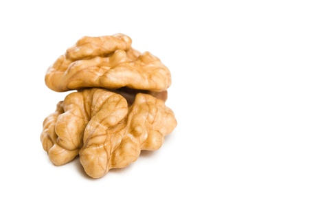 Closeup shot of tasty ripe walnut.の写真素材