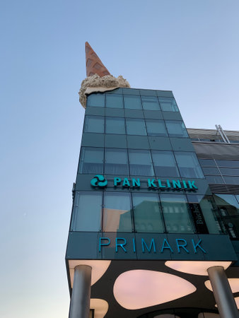 Facade of the Primark store at city centre. Cologne Koln, North Rhine-Westphalia / Germanyのeditorial素材