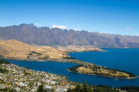 Queenstown, South Island, New Zealandの写真素材