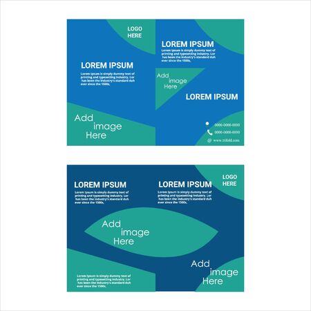 Vector - bifold brochure design templateのイラスト素材