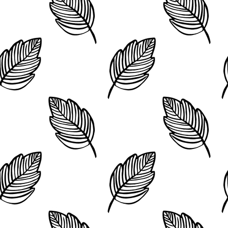 Vector seamless floral pattern. Black and white hand drawn branch pattern for paper, textile, handmade decoration, polygraphy, t-shirt, game, cards, web designのイラスト素材
