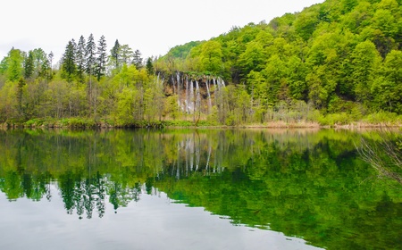 Plitvice lakes, national park, Croatiaの素材