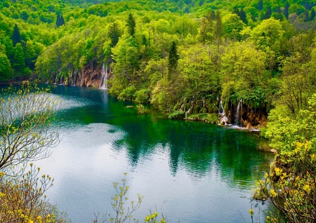Plitvice lakes, national park, Croatiaの素材