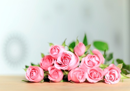 Group of pink rosesの素材