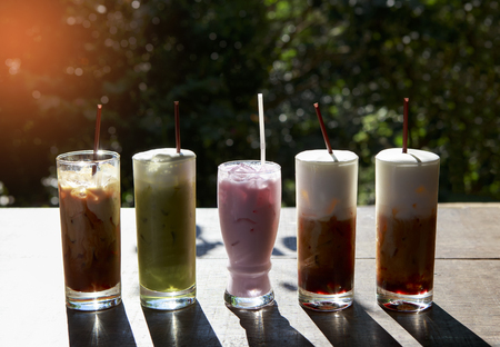 A glass of smoothies